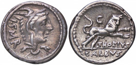 ROMANE REPUBBLICANE - THORIA - L. Thorius Balbus (105 a.C.) - Denario B. 1; Cr. 316/1 (AG g. 3,97)
BB+/qSPL