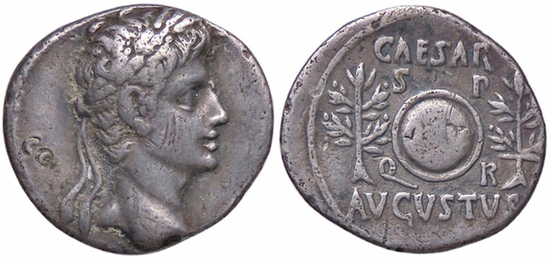 ROMANE IMPERIALI - Augusto (27 a.C.-14 d.C.) - Denario C. 51; RIC 270 (AG g. 3,5...