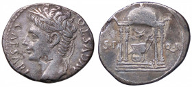 ROMANE IMPERIALI - Augusto (27 a.C.-14 d.C.) - Denario C. 282; RIC 120 (AG g. 3,38)
BB