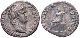 ROMANE IMPERIALI - Nerone (54-68) - Denario C. 121; RIC 46 (AG g. 3,11) Bel ritratto
 Bel ritratto
qSPL/BB+