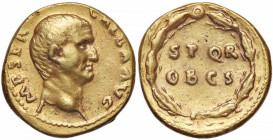 ROMANE IMPERIALI - Galba (68-69) - Aureo C. 286 (150 Fr.); RIC 241 (AU g. 7,27)
BB+
