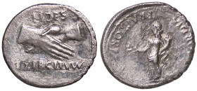 ROMANE IMPERIALI - Guerre Civili (68-69) - Denario C. 359 (Galba, 30 Fr.); RIC 118 (AG g. 3,13)
BB