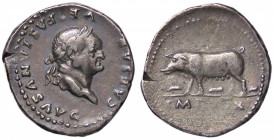 ROMANE IMPERIALI - Vespasiano (69-79) - Denario C. 213; RIC 982 (AG g. 3,24)
qSPL