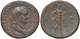 ROMANE IMPERIALI - Vespasiano (69-79) - Sesterzio C. 445 (AE g. 26,72) Porosità al R/
 Porosità al R/
BB-SPL