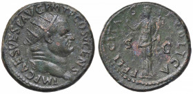 ROMANE IMPERIALI - Vespasiano (69-79) - Dupondio C. 153 (AE g. 13,67) Splendido ritratto
 Splendido ritratto
SPL