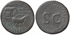 ROMANE IMPERIALI - Domitilla Figlia (figlia di Vespasiano) - Sesterzio C. 3 (150 Fr.) (AE g. 24,89)
qBB