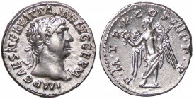 ROMANE IMPERIALI - Traiano (98-117) - Denario C. 240; RIC 58 (AG g. 3,29)
bello SPL