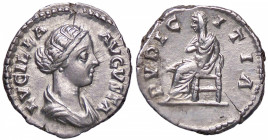 ROMANE IMPERIALI - Lucilla (moglie di L. Vero) - Denario C. 62; RIC 781 (AG g. 3,07)
SPL