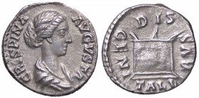 ROMANE IMPERIALI - Crispina (moglie di Commodo) - Denario C. 15 (15 Fr.); RIC 281 (AG g. 2,53)
qSPL/BB+