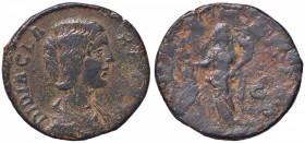 ROMANE IMPERIALI - Didia Clara (figlia di Didio Giuliano) - Sesterzio C. 4 (50 Fr.) R (AE g. 14,17)
qBB/MB