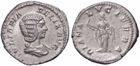 ROMANE IMPERIALI - Giulia Domna (moglie di S. Severo) - Denario C. 32; RIC C373A (AG g. 3,12)
SPL