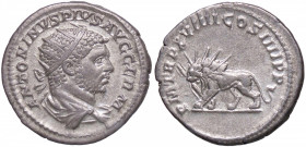ROMANE IMPERIALI - Caracalla (198-217) - Antoniniano C. 367; RIC 283c (AG g. 5,05)
qSPL