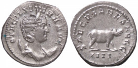 ROMANE IMPERIALI - Otacilia Severa (moglie di Filippo I) - Antoniniano C. 63; RIC 116b (AG g. 4,1)
qSPL