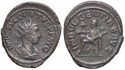 ROMANE IMPERIALI - Quieto (260-261) - Antoniniano C. 6 (30 Fr.); RIC 5 (MI g. 3,54)
BB/BB+