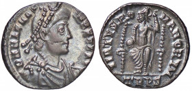 ROMANE IMPERIALI - Magno Massimo (383-388) - Siliqua C. 20 (AG g. 1,85) Lieve imperfezione di conio sul volto, eccezionale al R/, con nitidi dettagli ...