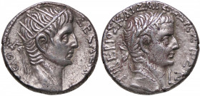 ROMANE PROVINCIALI - Tiberio (14-37) - Tetradracma (Alessandria) Dattari 78 (AG g. 13,87)
qSPL