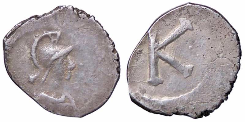 BIZANTINE - Giustiniano I (527-565) - Mezza siliqua Ratto 473 (AG g. 1,43)
bel ...