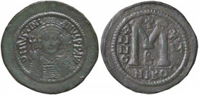 BIZANTINE - Giustiniano I (527-565) - Follis (Nicomedia) Sear 201 (AE g. 23,75)
BB