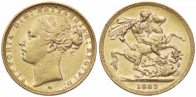 ESTERE - AUSTRALIA - Vittoria (1837-1901) - Sterlina 1883 M - San Giorgio Kr. 7 (AU g. 7,94)
BB+/qSPL