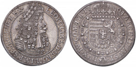 ESTERE - AUSTRIA - Leopoldo I (1658-1705) - Tallero 1704 Hall Kr. 644.4 (AG g. 28,67)
SPL+/SPL