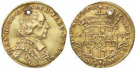 ESTERE - GERMANIA - TREVIRI - Johann Hugo von Orsbeck (1676-1711) - Ducato 1699 Kr. FR3389 RR (AU g. 3,3) Foro
 Foro
qBB