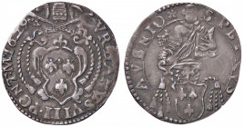 ZECCHE ITALIANE - AVIGNONE - Urbano VIII (1623-1644) - Barberino 1629 MIR 1744/9 R (AG g. 2,8)
qSPL