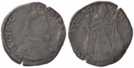 ZECCHE ITALIANE - BOZZOLO - Scipione Gonzaga (secondo periodo, 1613-1670) - 5 Soldi CNI 130/34; MIR 75 R (MI g. 1,84)
meglio di MB