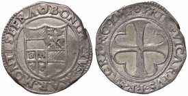 ZECCHE ITALIANE - CASALE - Bonifacio II Paleologo (1518-1530) - Testone CNI 9/19; MIR 216 R (AG g. 9,62)
BB+