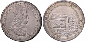 ZECCHE ITALIANE - LIVORNO - Cosimo III (1670-1723) - Tollero 1683 CNI 16; MIR 64/5 R (AG g. 26,87)
BB