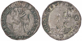 ZECCHE ITALIANE - MANTOVA - Carlo II Gonzaga (1647-1665) - Mezza lira CNI 51; MIR 706 RR (MI g. 2,74)
MB-BB