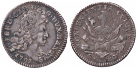 ZECCHE ITALIANE - MANTOVA - Ferdinando Carlo Gonzaga-Nevers (1669-1707) - Lira 1701 CNI 38/39; MIR 739/1 R (AG g. 3,34)
BB+