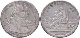 ZECCHE ITALIANE - NAPOLI - Ferdinando IV di Borbone (primo periodo, 1759-1799) - Piastra 1772 P.R. 47; Mont. 189 R AG
BB+