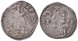 ZECCHE ITALIANE - PISA - Repubblica (a nome di Federico I, 1150-1312) - Grosso da 2 soldi (1296-1312) CNI 77/80; MIR 404/1 RR (AG g. 1,86)Torsello mer...