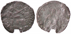 ZECCHE ITALIANE - ROMA - Sede Vacante (1572) - Quattrino 1572 CNI manca; Munt. 4 RR (MI g. 0,74)
meglio di MB