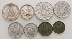 ZECCHE ITALIANE - ROMA - Pio XII (1939-1958) - Serie 1940 - 8 monete Mont. 656 R AG, NI-AC e BA
 AG, NI-AC e BA - 
qFDC÷FDC