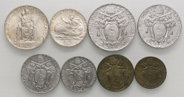 ZECCHE ITALIANE - ROMA - Pio XII (1939-1958) - Serie 1941 - 8 monete Mont. 657 RR AG, NI-AC e BA
 AG, NI-AC e BA - 
qFDC÷FDC
