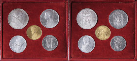 ZECCHE ITALIANE - ROMA - Pio XII (1939-1958) - Serie 1950 - 5 monete Mont. 666 AU e IT - ANNO SANTO In scatola
 AU e IT - ANNO SANTO - In scatola
FD...