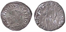 ZECCHE ITALIANE - SABBIONETA - Vespasiano Gonzaga (1541-1591) - Sesino CNI 63/71; MIR 933/2 R (MI g. 0,62)
qBB