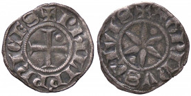 SAVOIA - Filippo d'Acaia (1297-1334) - Denaro tornese MIR 8 R (MI g. 0,99)
bel BB