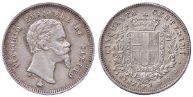 SAVOIA - Vittorio Emanuele II Re eletto (1859-1861) - 50 Centesimi 1860 F Pag. 443; Mont. 120 AG
SPL+/qFDC