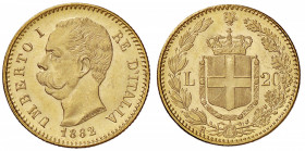 SAVOIA - Umberto I (1878-1900) - 20 Lire 1882 Pag. 578; Mont. 16 AU
FDC