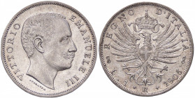 SAVOIA - Vittorio Emanuele III (1900-1943) - Lira 1905 Aquila Pag. 765; Mont. 190 RR AG
qFDC
