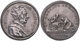 MEDAGLIE - PAPALI - Benedetto XIII (1724-1730) - Medaglia A. I - Lavanda dei piedi R AG Opus: Hamerani Ø 31
SPL