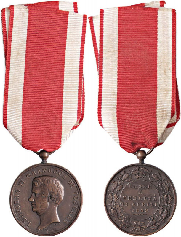 MEDAGLIE - PERSONAGGI - Leopoldo II di Lorena (1797-1870) - Medaglia 1849 - Onor...