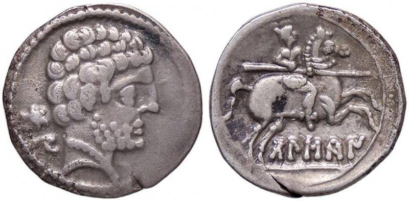 CELTI - IBERIA - Osca - Dracma S. Cop. 324; Sear 28 (AG g. 3,81)
qBB
