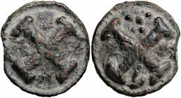 GRECHE - APULIA - Luceria - Quinconcia Mont. 1062; T.V. 281 (AE g. 29,99)
BB