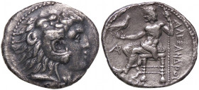 GRECHE - RE DI MACEDONIA - Alessandro III (336-323 a.C.) - Tetradracma Sear 6724 (AG g. 16,31) Ritocchi
 Ritocchi
qSPL/BB+