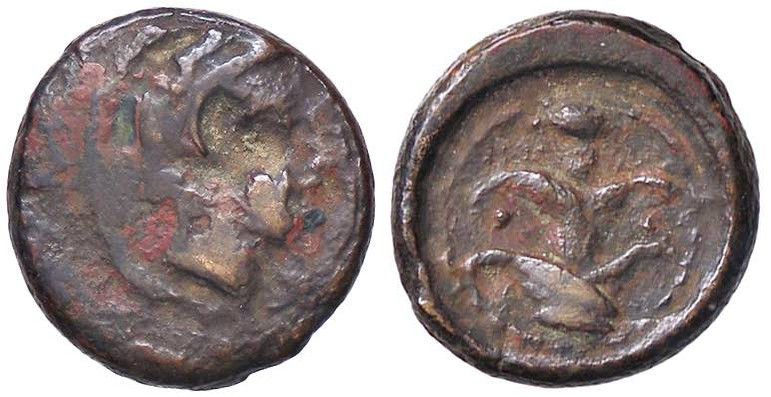 GRECHE - CIRENAICA - Cirene - AE 17 (AE g. 2,86)
qMB/qBB