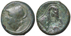 ROMANE REPUBBLICANE - ANONIME - Monete romano-campane (280-210 a.C.) - Litra Cr. 17/1a (AE g. 6)
qBB