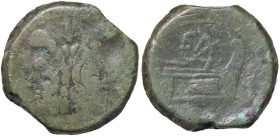 ROMANE REPUBBLICANE - CLOVIA - C. Clovius Saxula (89 a.C.) - Asse B. 1; Cr. 173/1 (AE g. 26,15)
MB